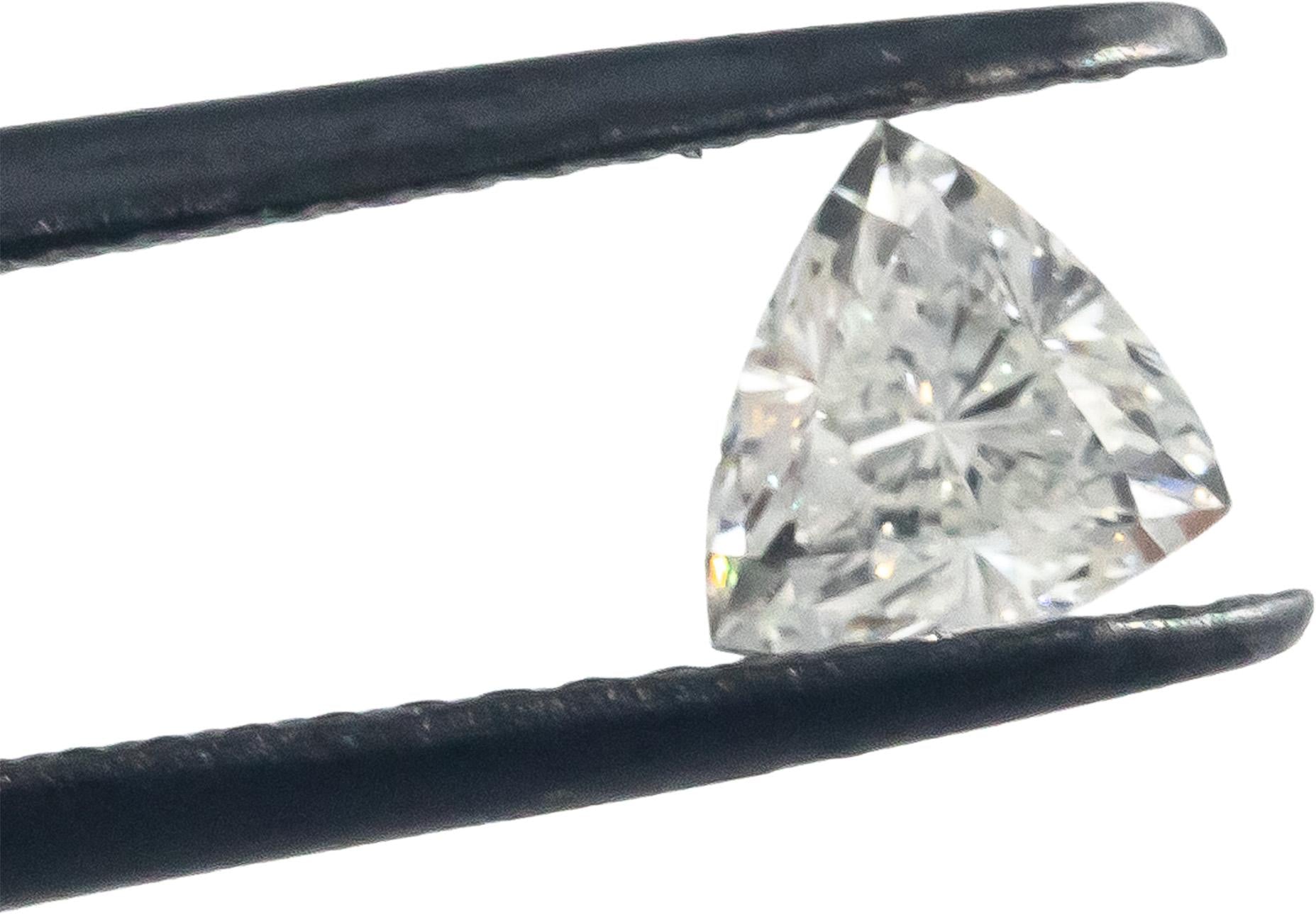 GIA Certified SI1/G Modified Trillion Brilliant Loose Diamond 0.55CT