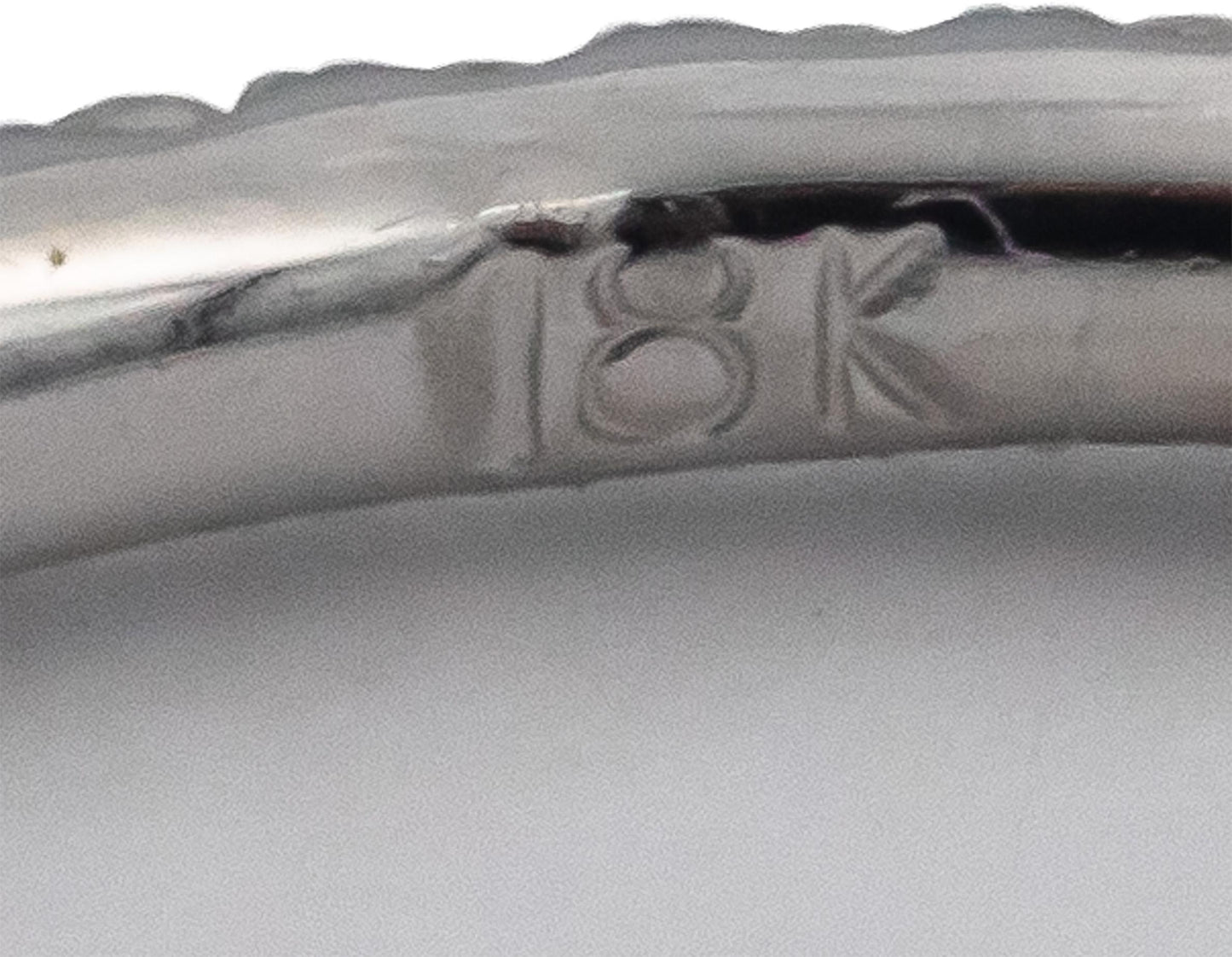 18k White Gold VS Round Diamond Eternity Band Ring 0.35CTW Size 6.5