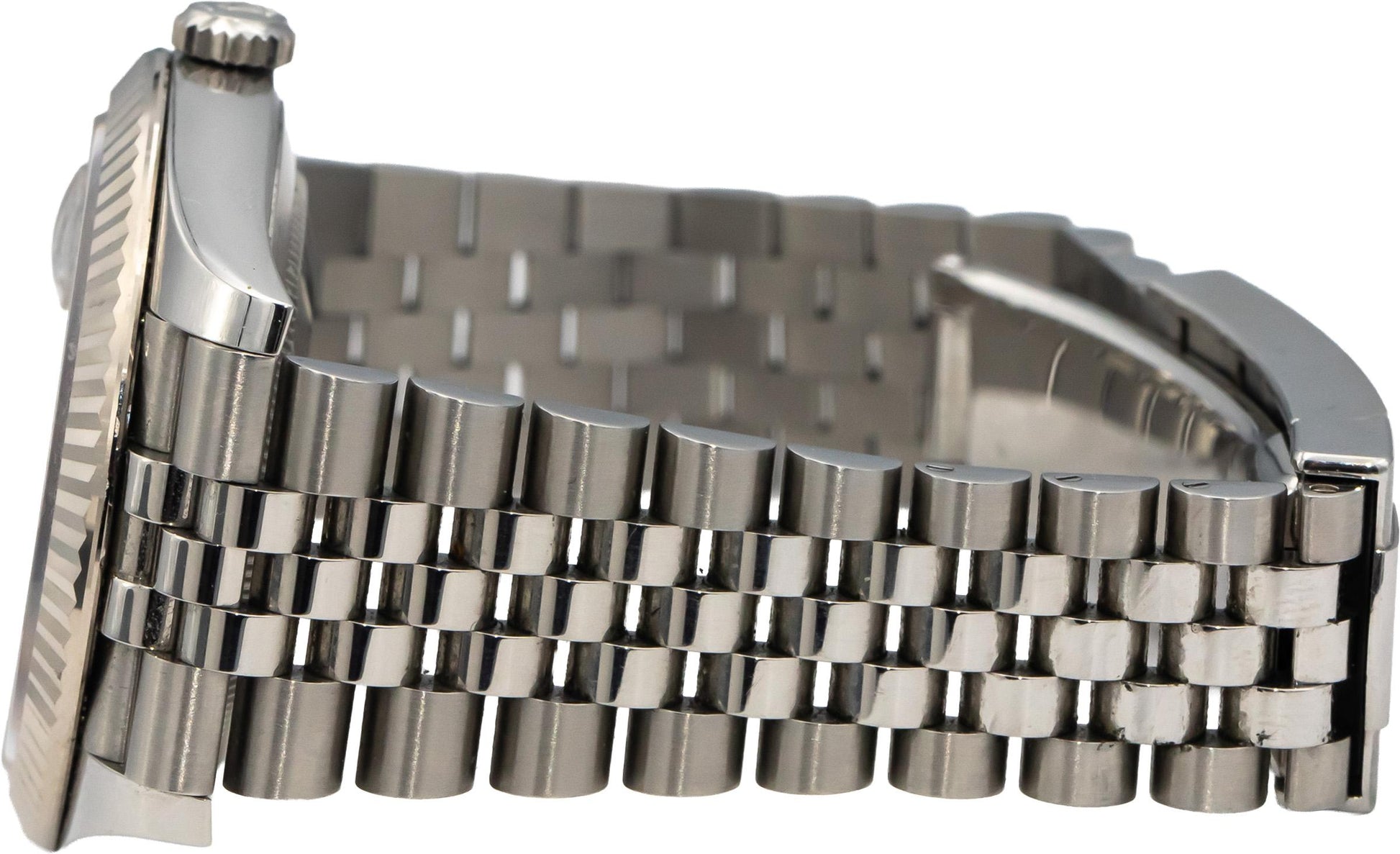 ROLEX Stainless Steel 18k Gold Datejust Green Dial 41mm Watch w/ Box Ref 126334