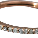 10k Rose Gold Diamond and Pink Sapphire Ring 0.50CT Size 6.75