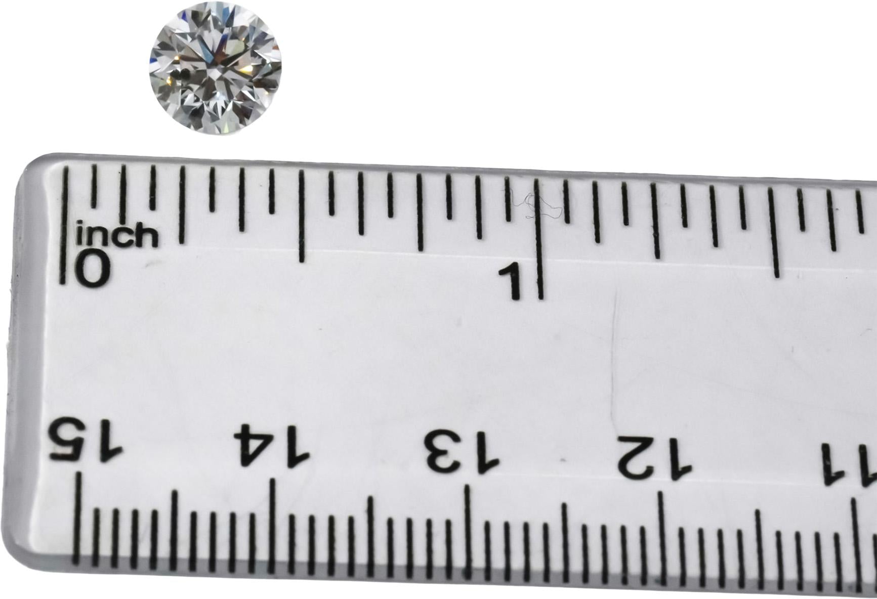 GIA Certified SI2/D Round Cut Natural Diamond Loose Stone 1.56CT
