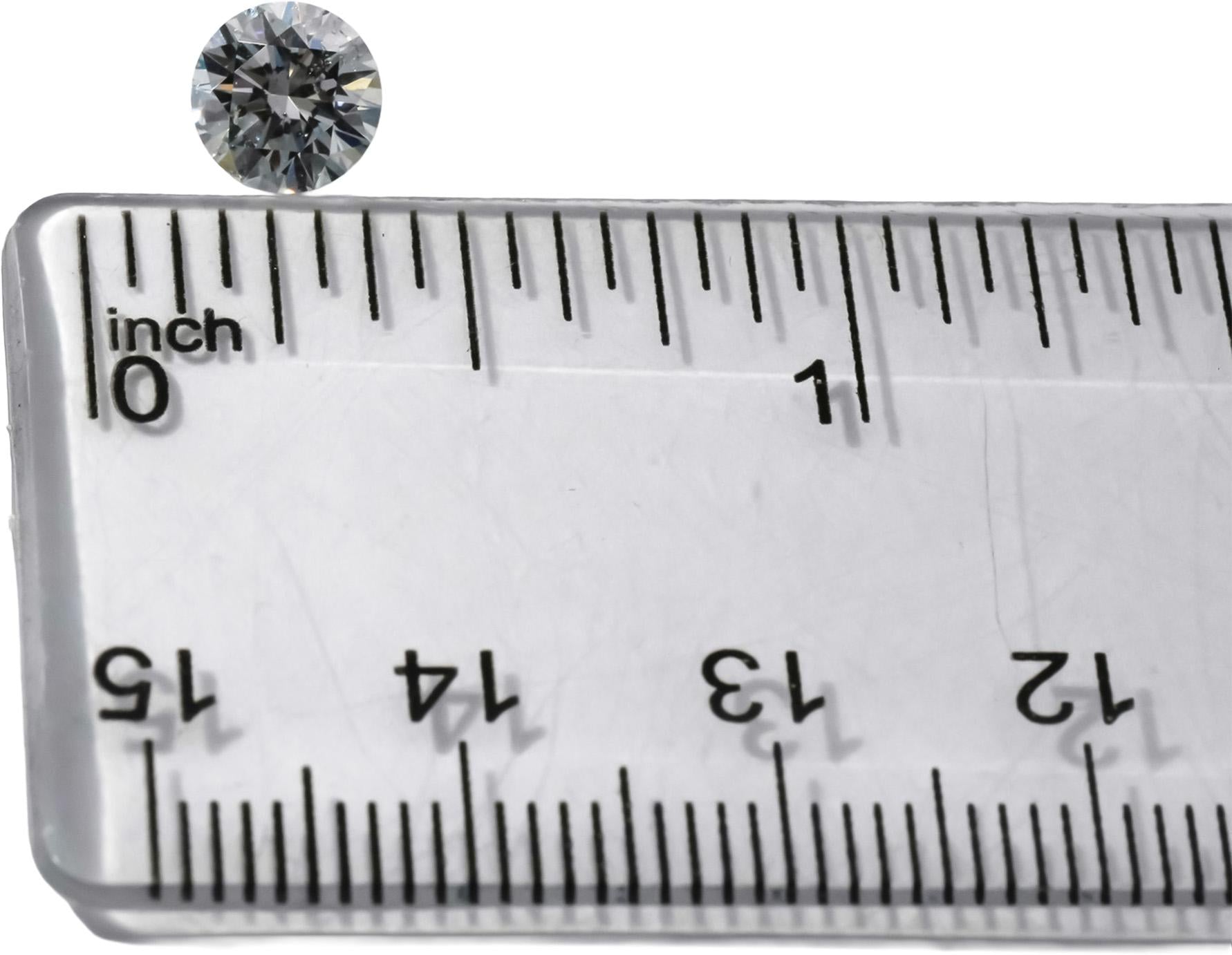 GIA Certified I1/E Round Cut Natural Diamond Loose Stone 1.00CT