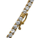 14k Rose Gold VS Round Lab-Grown Diamond Tennis Necklace 9.49CT