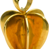 CARTIER 18k Yellow Gold Double C 3D Apple Pendant