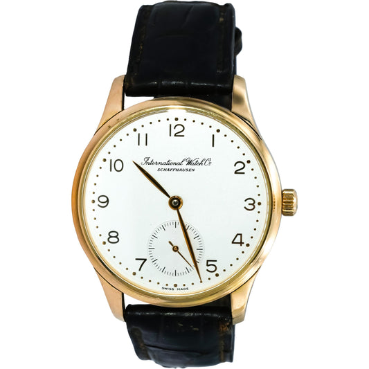 I.W.C. 18k Yellow Gold Portugieser 35mm Automatic Watch Ref. 3531