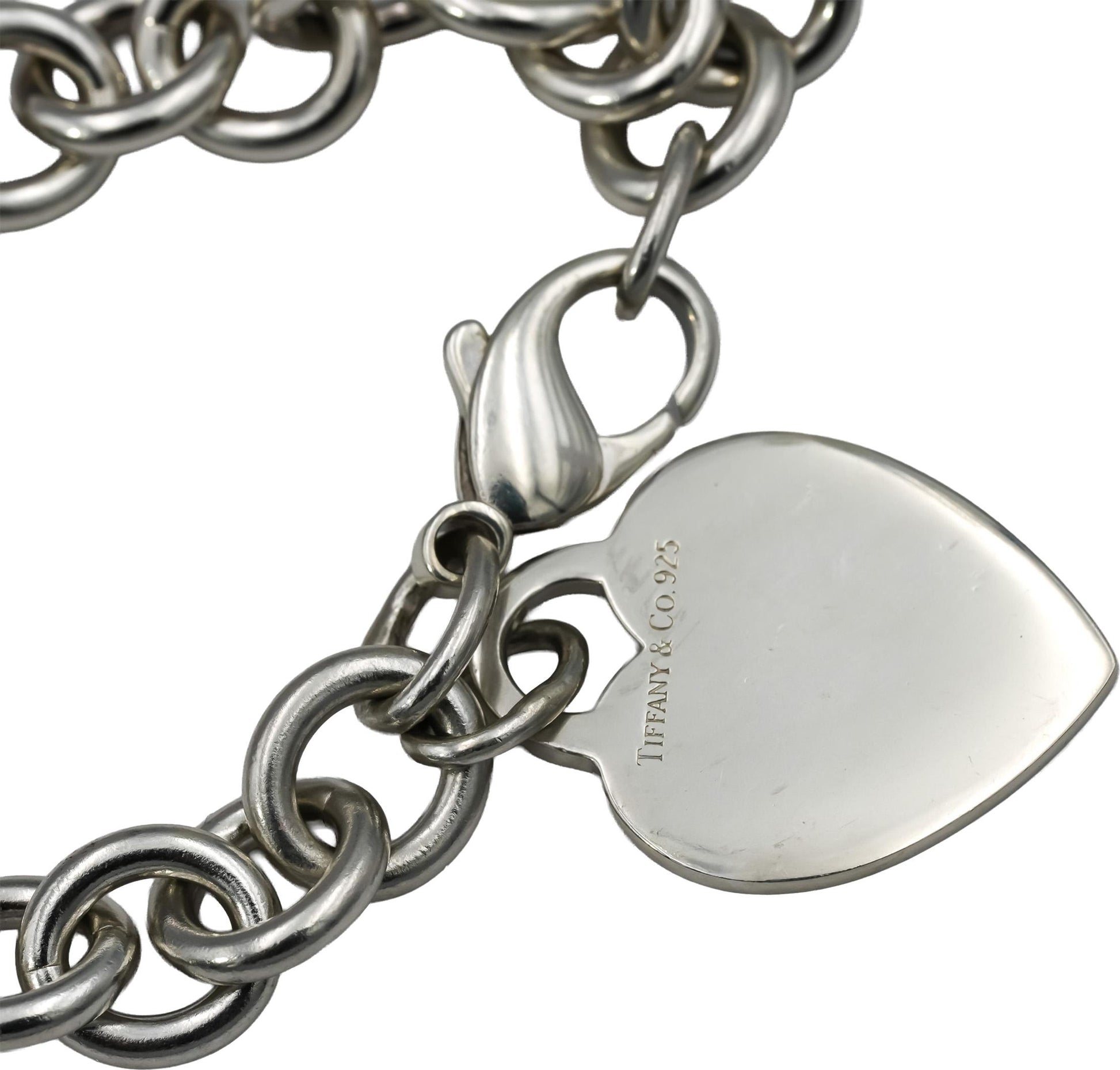 TIFFANY & CO. Sterling Silver Heart Tag Bracelet