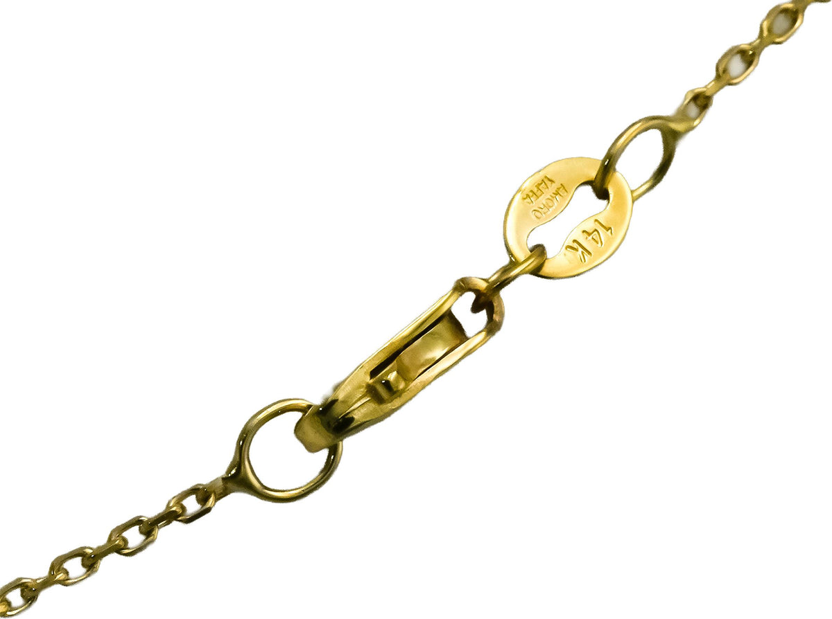IGI 14k Yellow Gold VS1/G Lab-Grown Oval Diamond Pendant Necklace 2.35CT