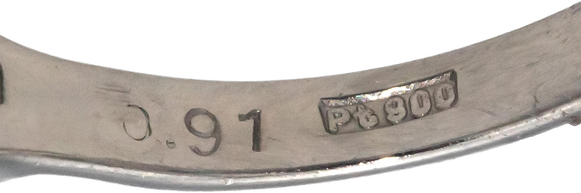 Platinum Jewelry VS Diamond & Jade Cocktail Ring 1.41CT Size 9.25