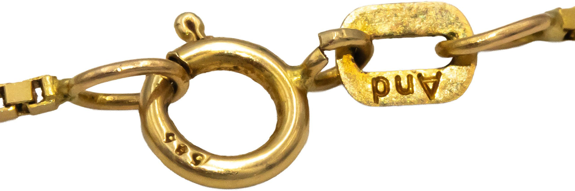 GIA Certified 14k Yellow Gold N/VS2 Pear Cut Diamond Pendant Necklace 3.05CT