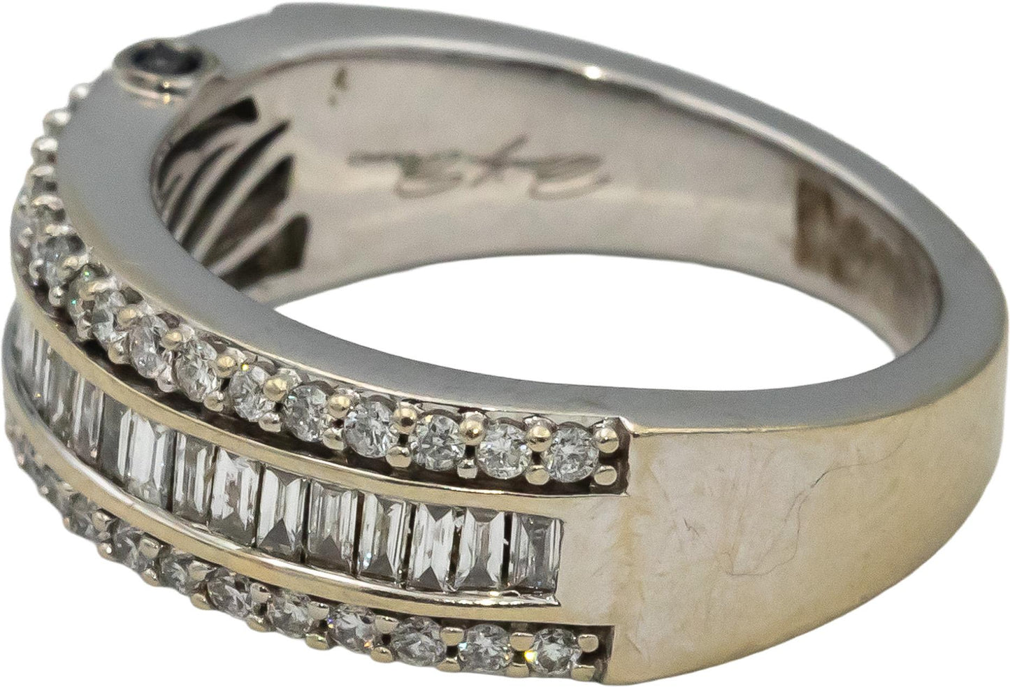 Marilyn Monroe Collection 14k White Gold Diamond Band Ring 1.0CT Size 7