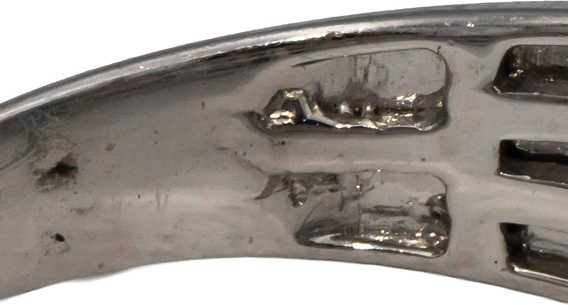 18k White Gold VS Round Diamond Men's Band Ring 0.50CT Size 9