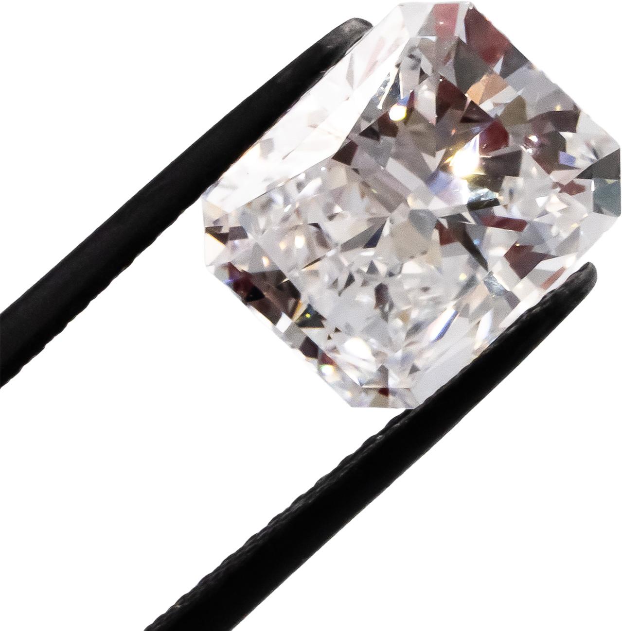 GIA Certified D/Internally Flawless Radiant Cut Diamond Loose Stone 4.27CT