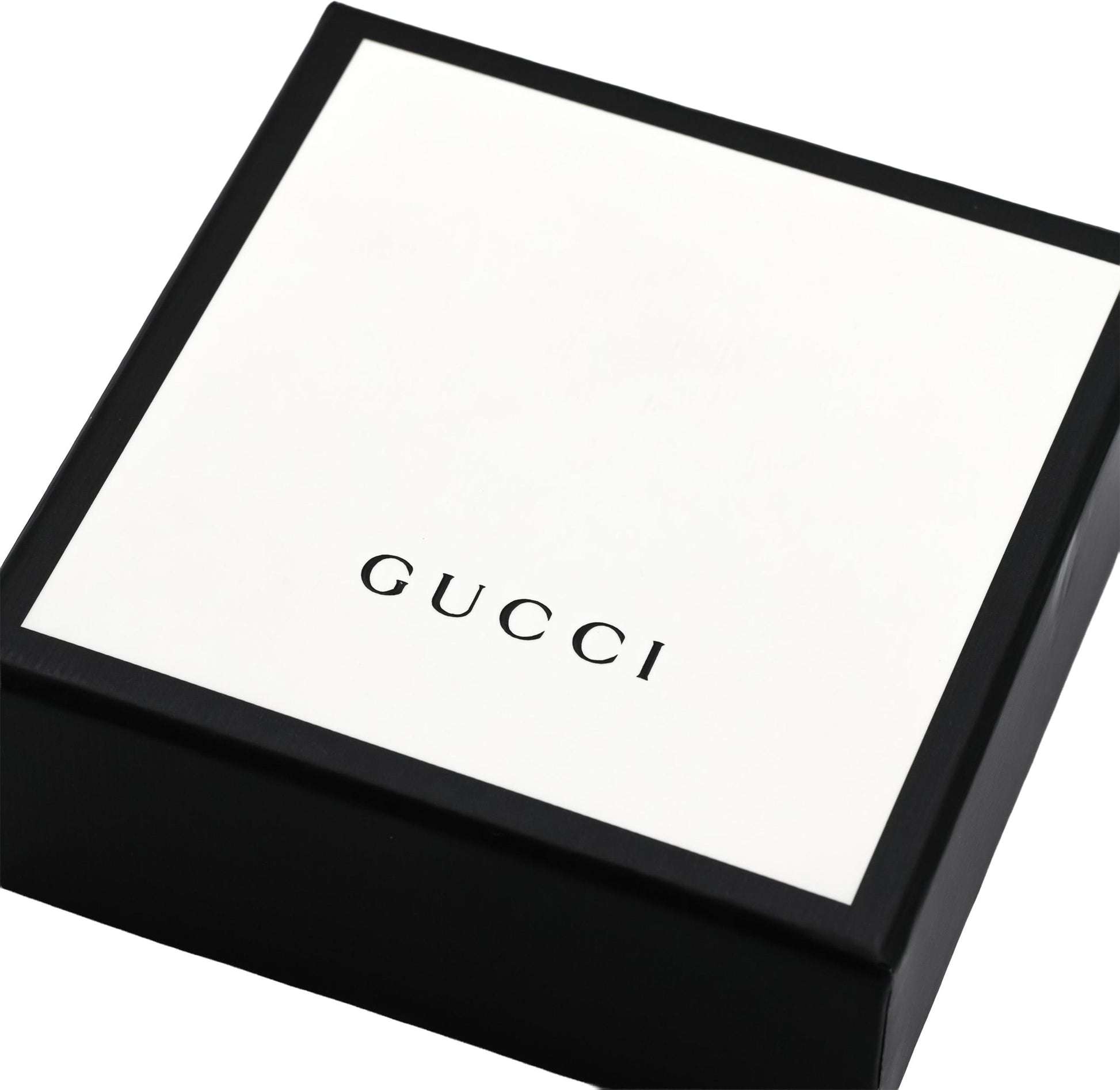 GUCCI Sterling Silver Interlocking G Pendant Beaded Necklace w/ Box