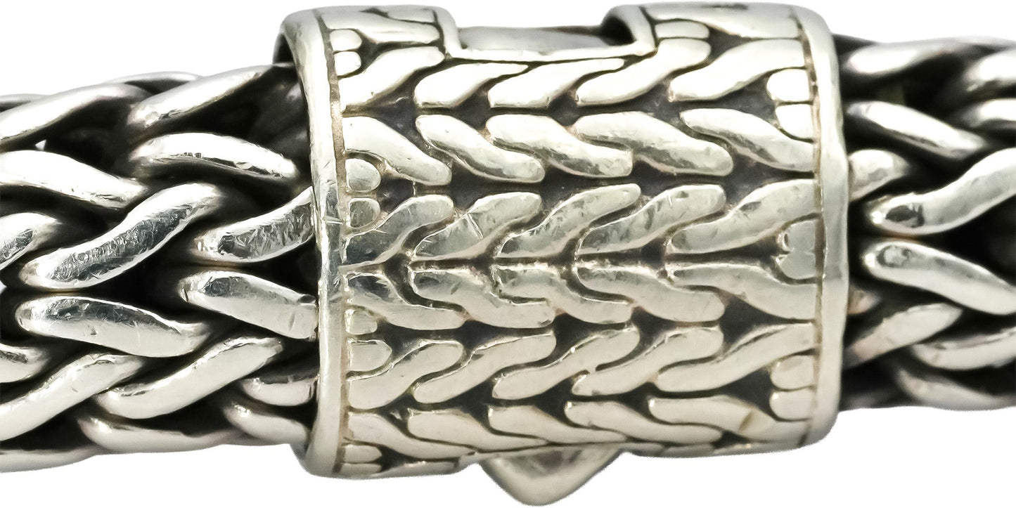 JOHN HARDY Sterling Silver 10.0mm Wide Mesh Bracelet 1395.00 Retail