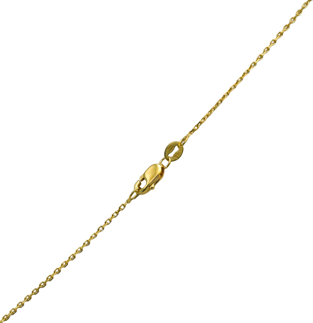 IGI 14k Yellow Gold VS1/G Emerald Cut Lab-Grown Diamond Pendant Necklace 2.60CT