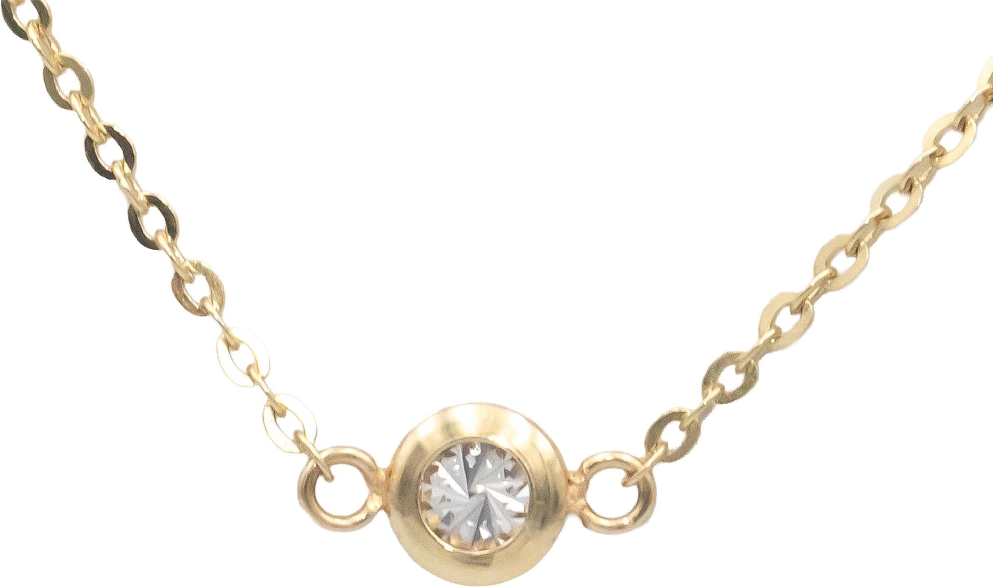 14k Yellow Gold 17.75" Long/5.0mm Wide Illusion By The Yard Necklace