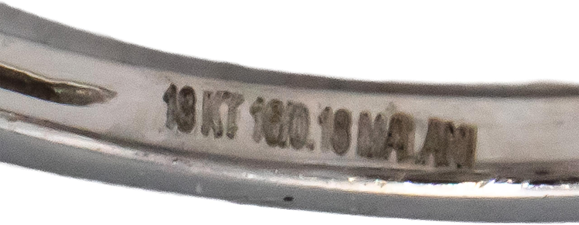 18k White Gold VS Round Diamond Cocktail Ring 0.18CT Size 6.25