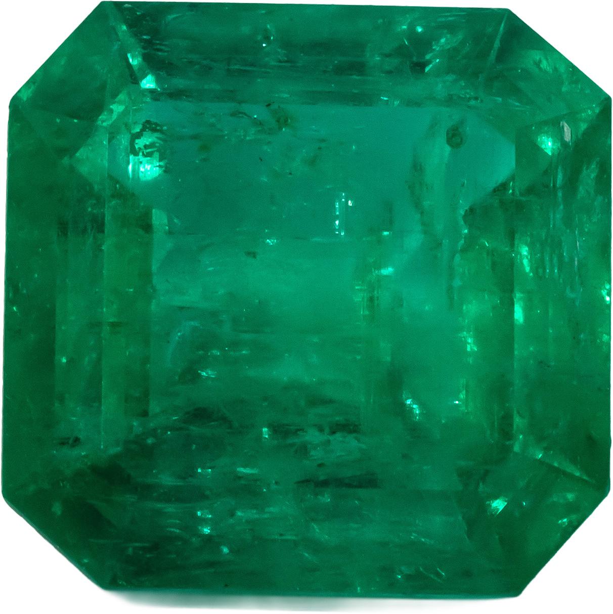 GIA Certified Octagon Cut Natural Colombian Emerald Loose Stone 13.47CT