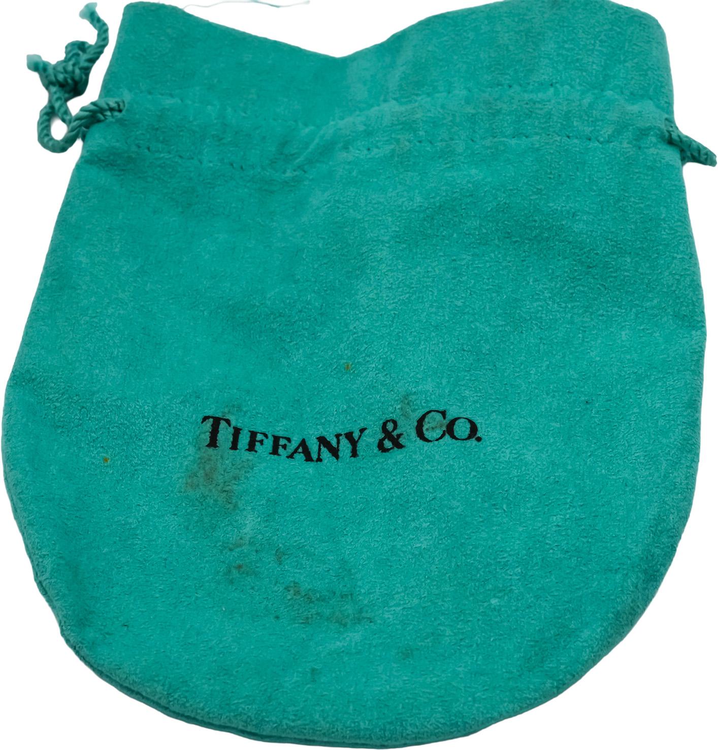 TIFFANY & CO. 18k White Gold VS Round Diamond Bow Cuff Bracelet 0.82CT w/ Pouch