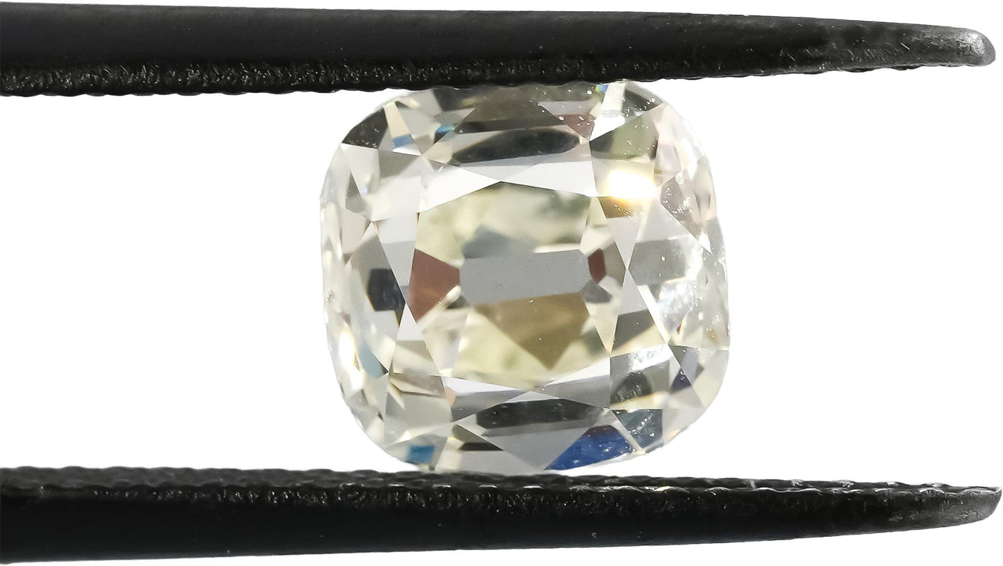 GIA Certified 2.21CT Old Mine Cut Diamond J Color VS2 Clarity Loose Stone