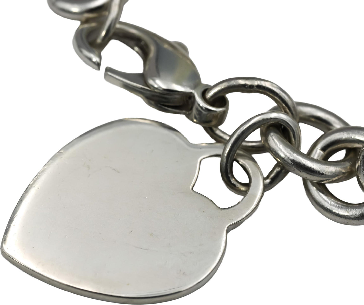 TIFFANY & CO. Sterling Silver Heart Tag Bracelet