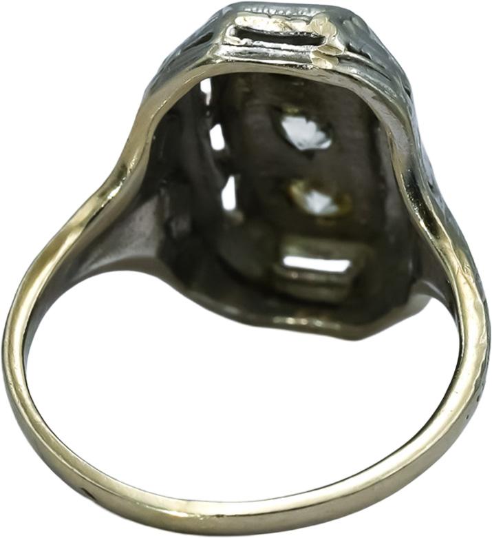 14k White Gold Round Diamond Three Stone Ring 0.50CT Size 5.25