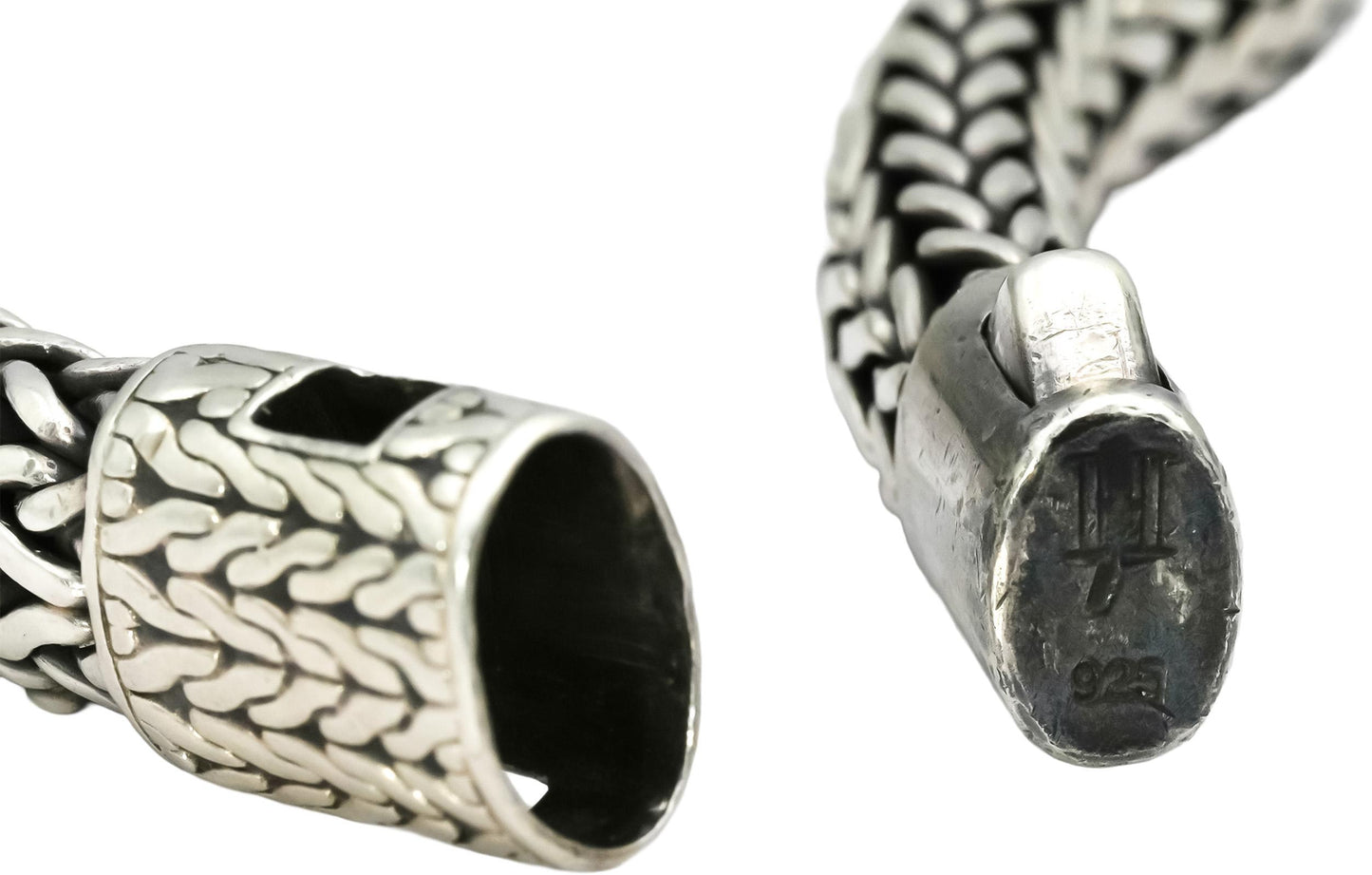 JOHN HARDY Sterling Silver 10.0mm Wide Mesh Bracelet 1395.00 Retail