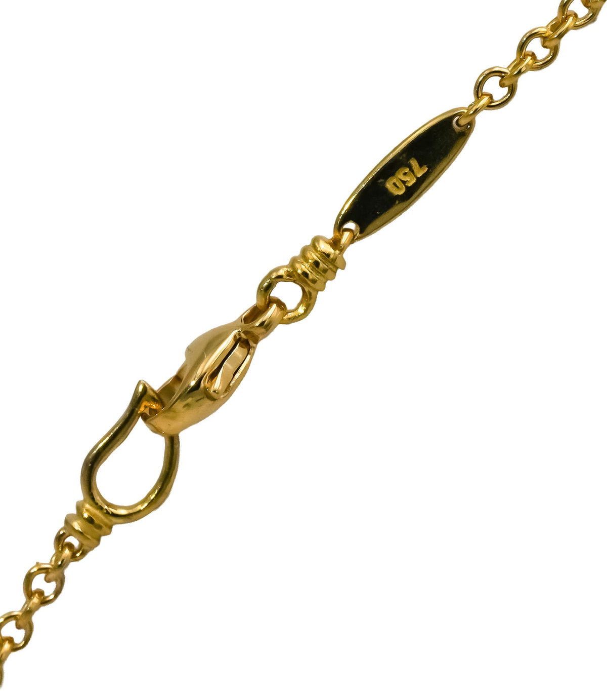LAGOS 18k Yellow Gold Round Black Onyx Covet Station Necklace