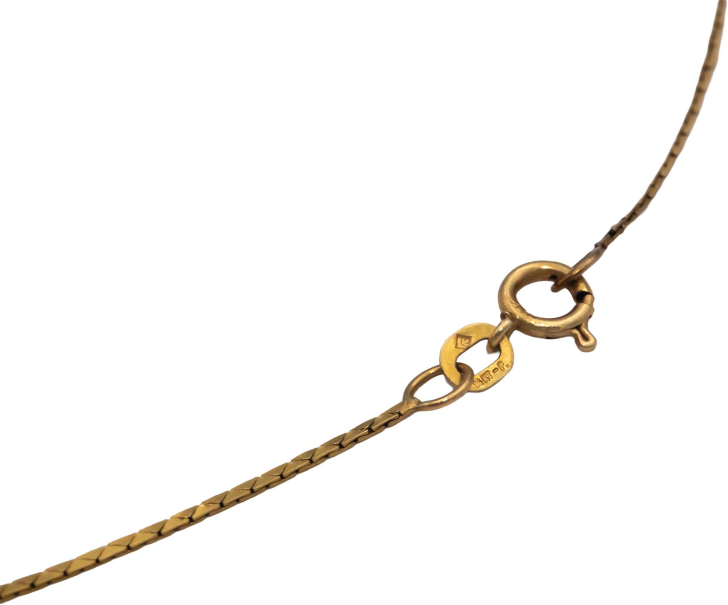 14k Yellow Gold 0.55CT Diamond and Emerald Heart Pendant Necklace