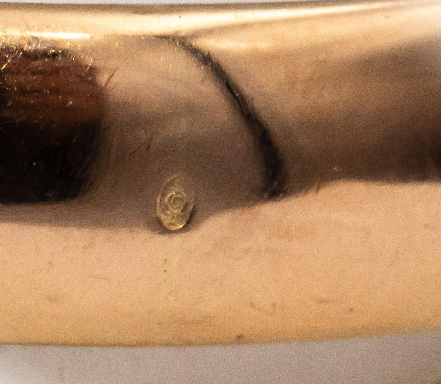 CARTIER 18k White Rose Yellow Gold Trinity 8.9mm Wide Rolling Bangle Bracelet