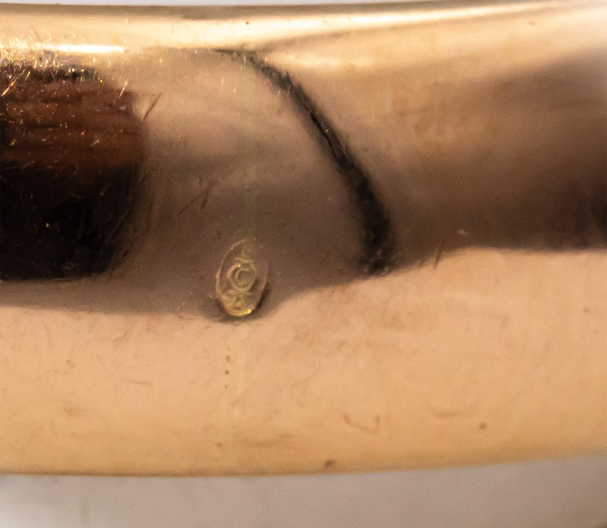 CARTIER 18k White Rose Yellow Gold Trinity 8.9mm Wide Rolling Bangle Bracelet