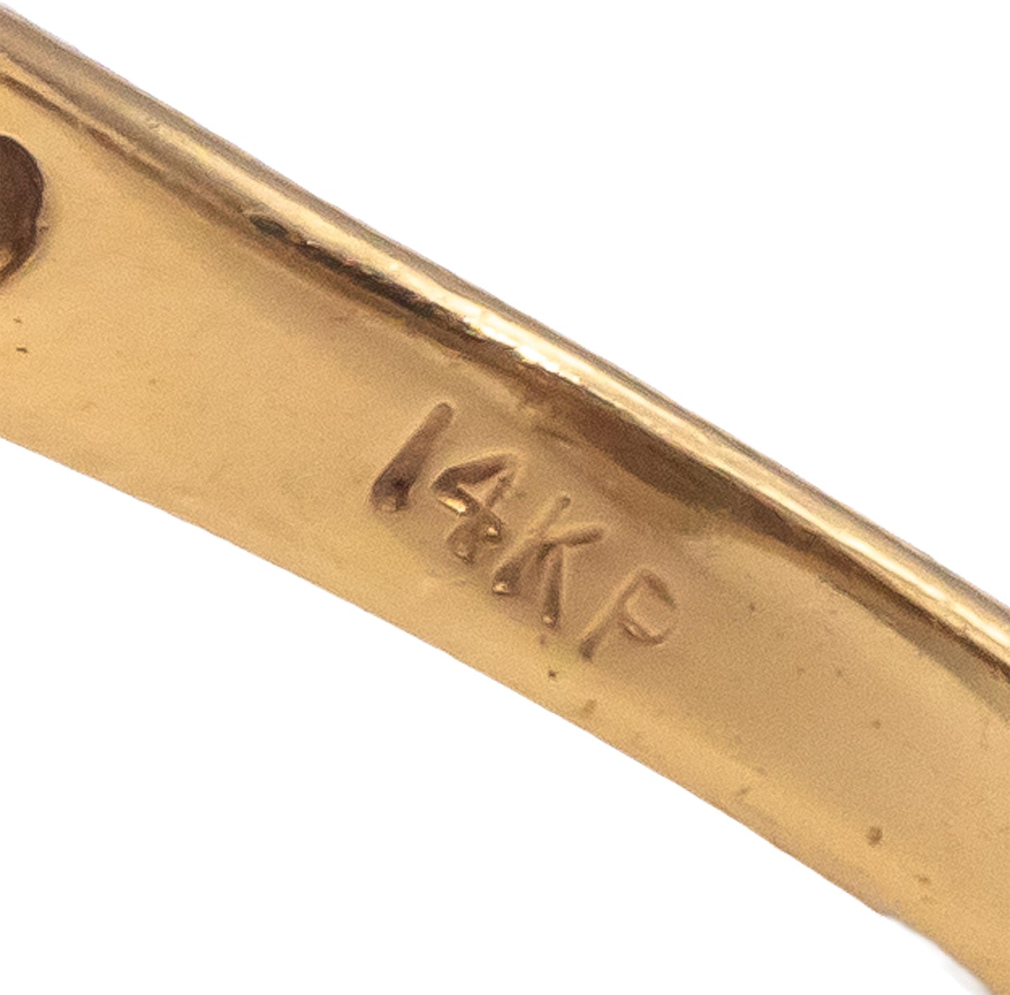 14k Yellow Gold Oval Emerald Round Diamond Cocktail Ring 1.0CT Size 6.5