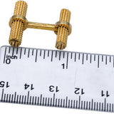 TIFFANY & CO. Vintage 18k Yellow Gold Rope Motif Bar Cufflinks