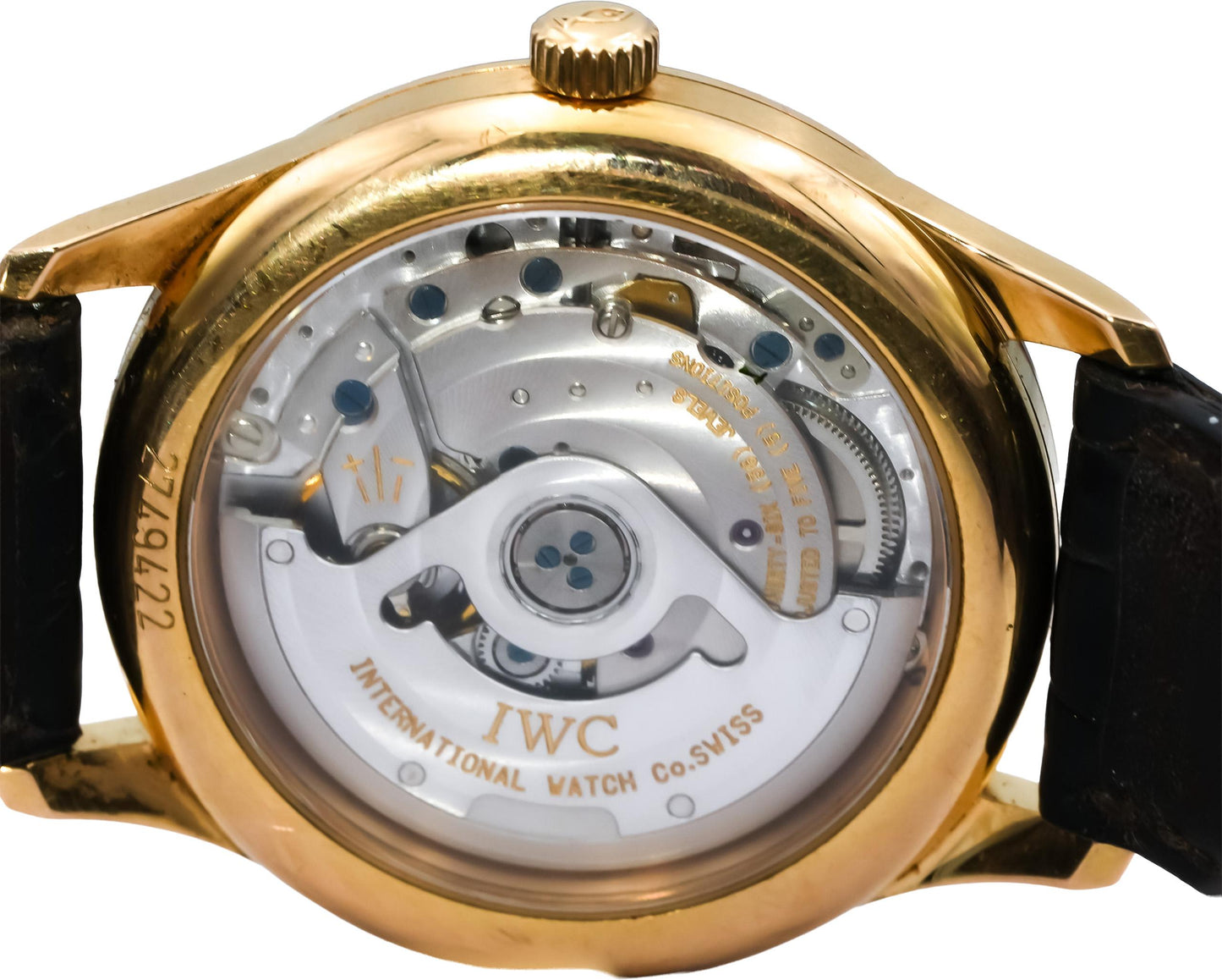 I.W.C. 18k Yellow Gold Portugieser 35mm Automatic Watch Ref. 3531