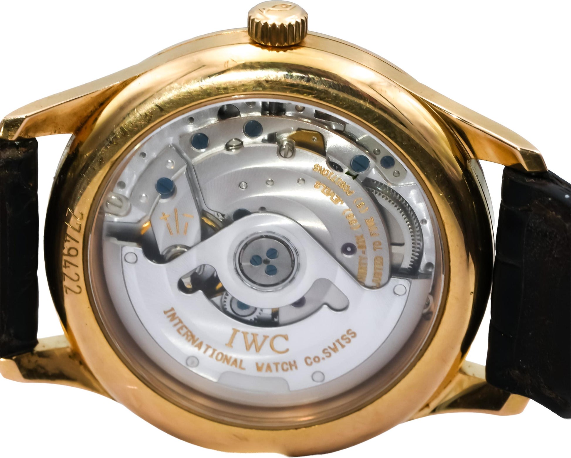 I.W.C. 18k Yellow Gold Portugieser 35mm Automatic Watch Ref. 3531