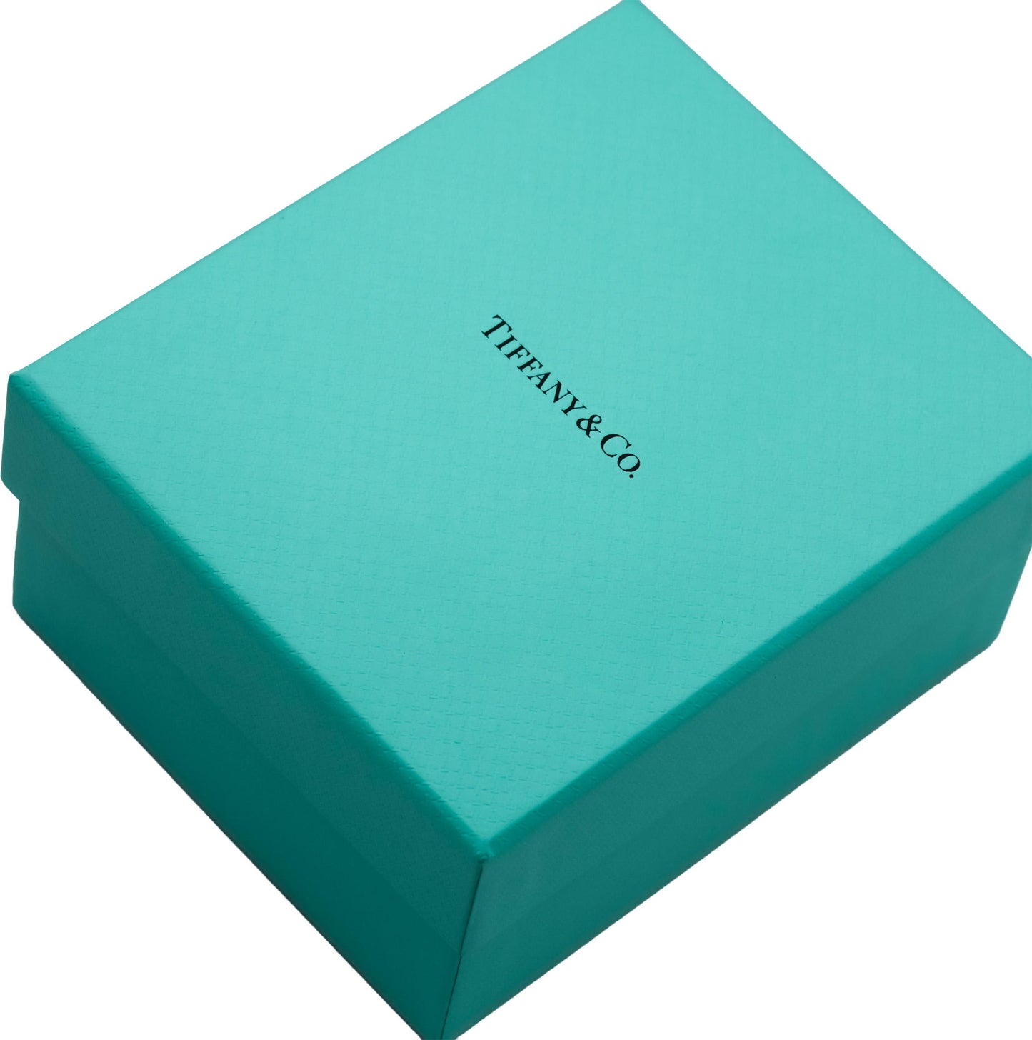 TIFFANY & CO. 18k Rose Gold HardWare Double Link Pendant Necklace w/ Box and Bag