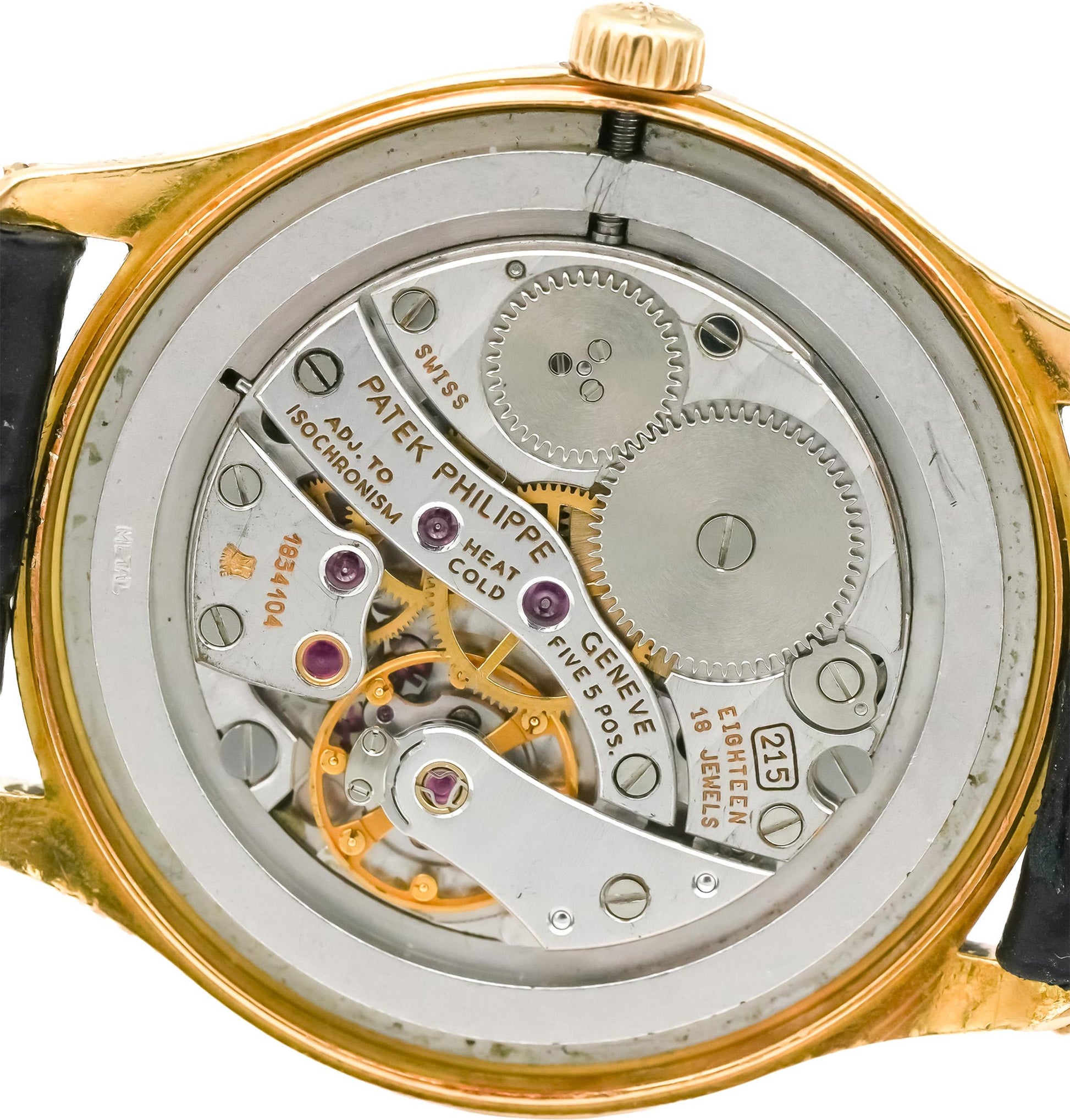 PATEK PHILLIPE Vintage 18k Yellow Gold Calatrava Manual Watch Ref 3923