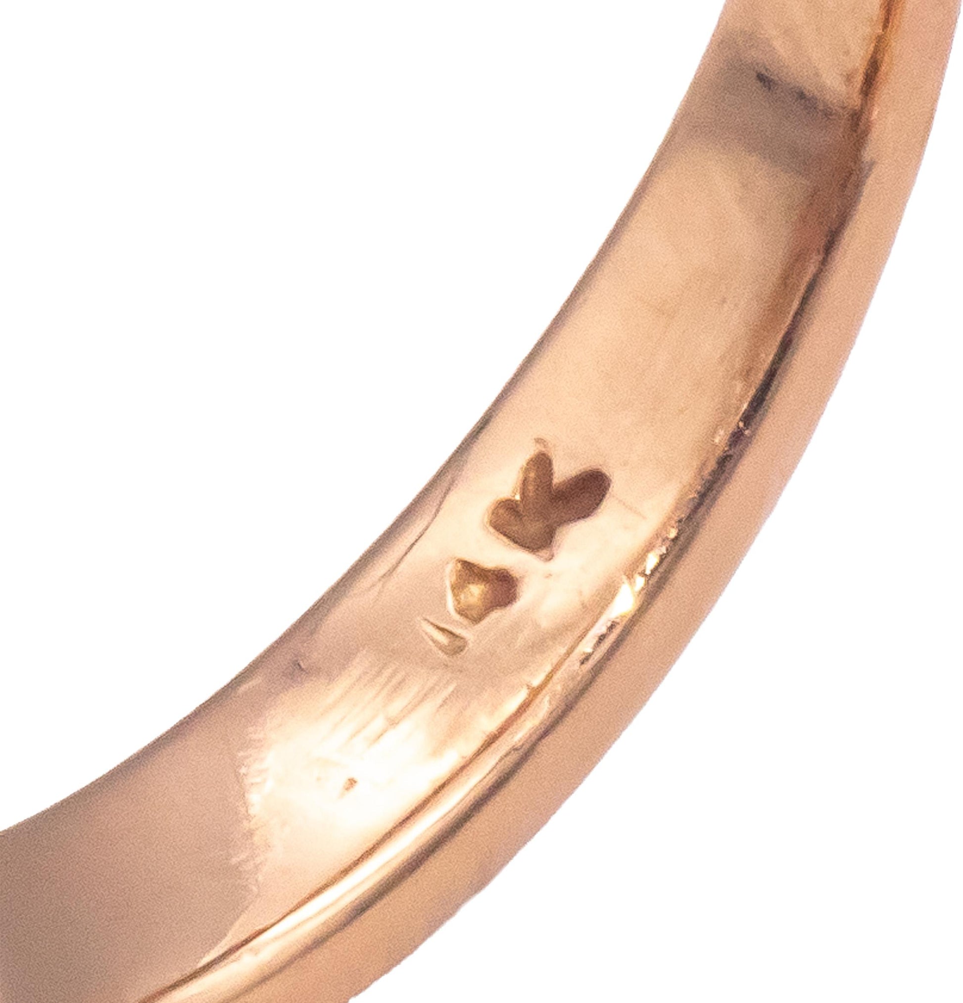 Retro Vintage 14k Rose Gold 0.75CT VS Diamond Ring Size 5.75