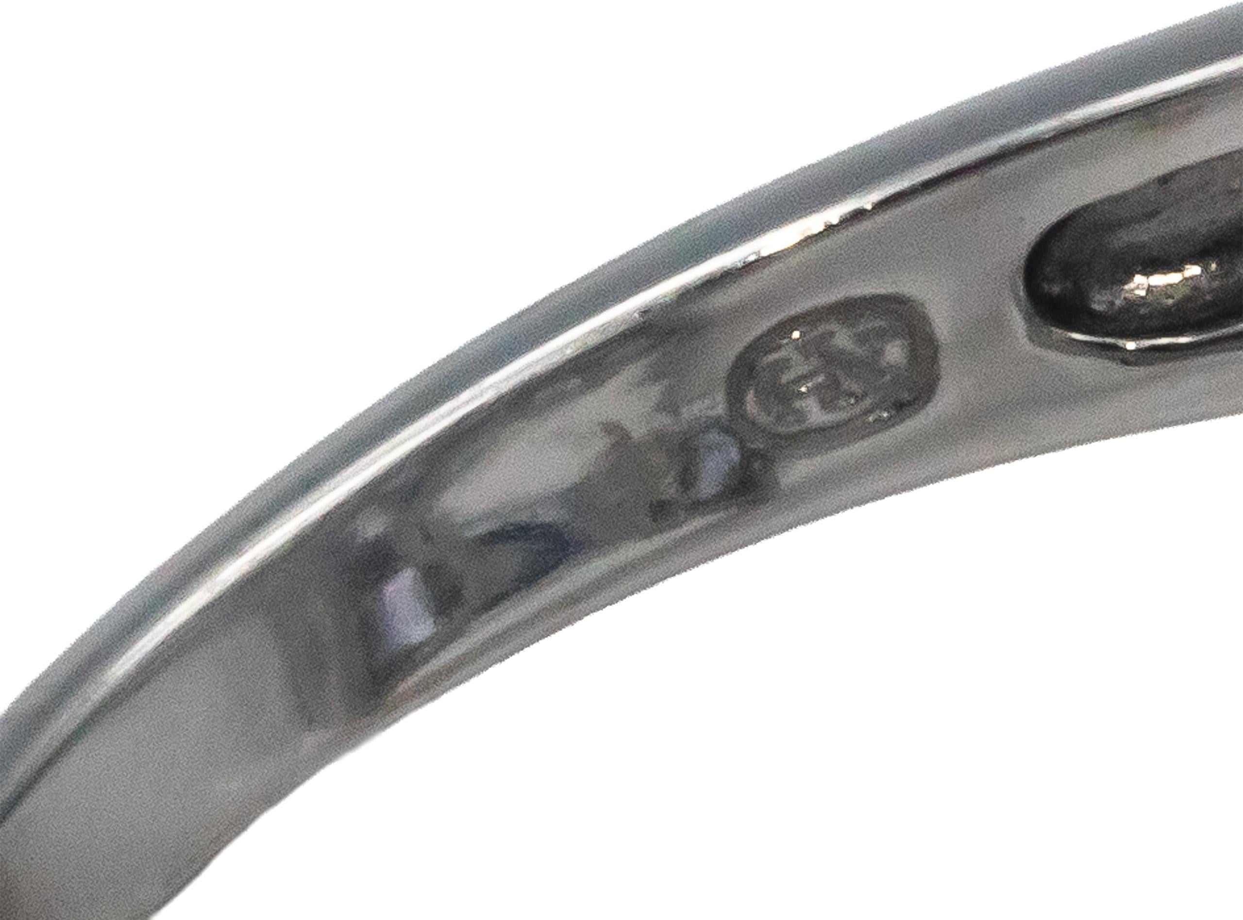 10k White Gold Round Tanzanite Star Floral Cocktail Ring 1.50CT Size 7