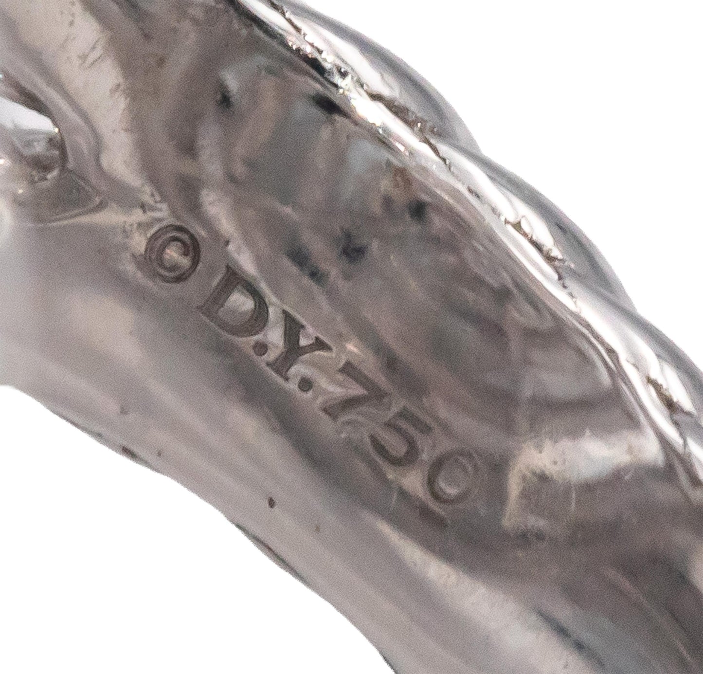 DAVID YURMAN 18k White Gold VS Diamond Stax Cocktail Ring 1.05CT Size 7