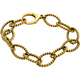 TIFFANY & CO. Vintage 18k Yellow Gold Braided Open Link Bracelet