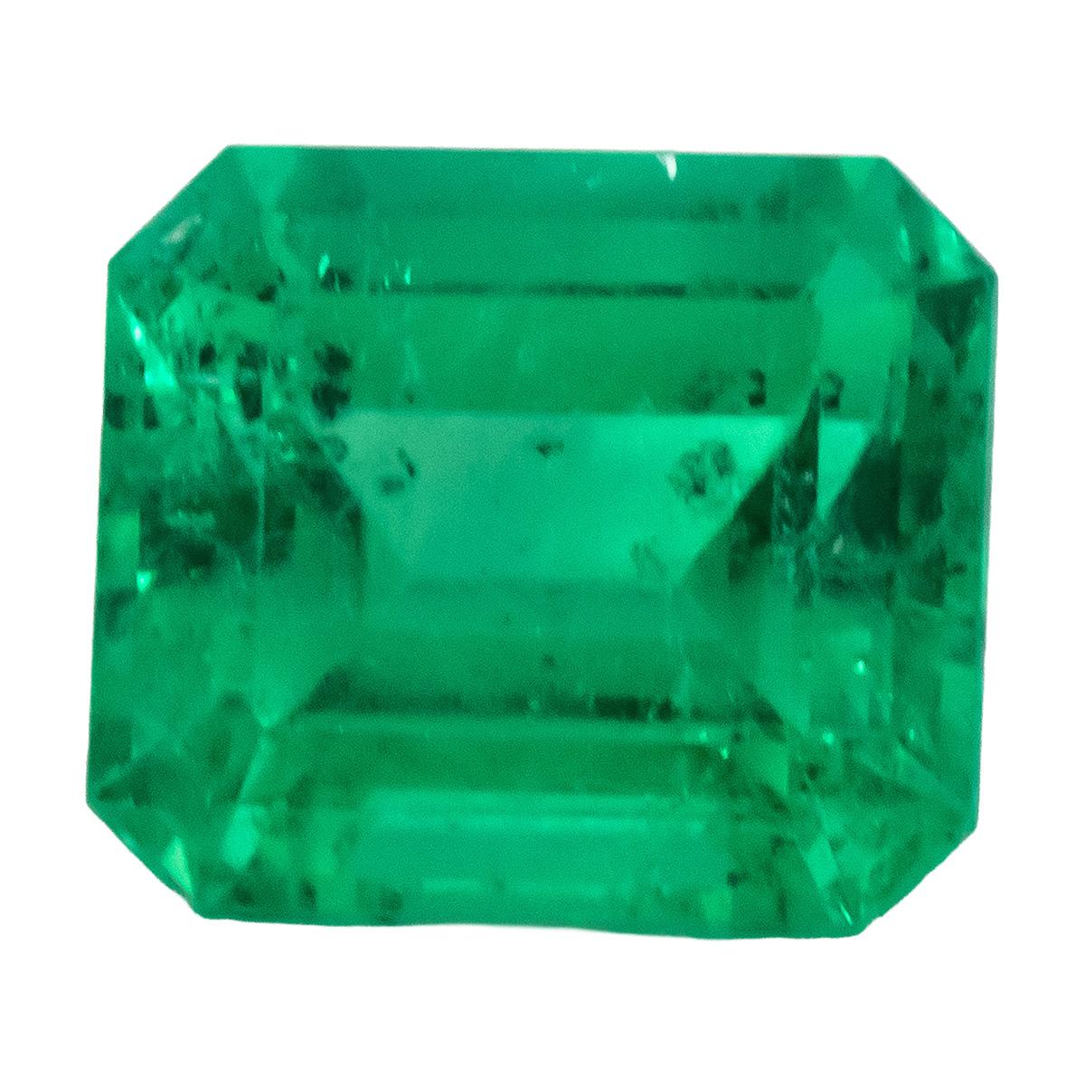 GIA Certified Natural Colombian Emerald Octagonal Cut Loose Gemstone 4.60CT