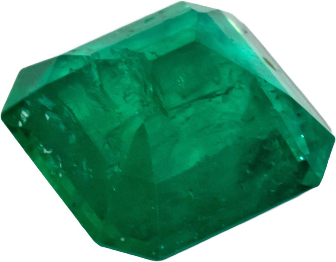 GIA Certified Octagon Cut Natural Colombian Emerald Loose Stone 13.47CT