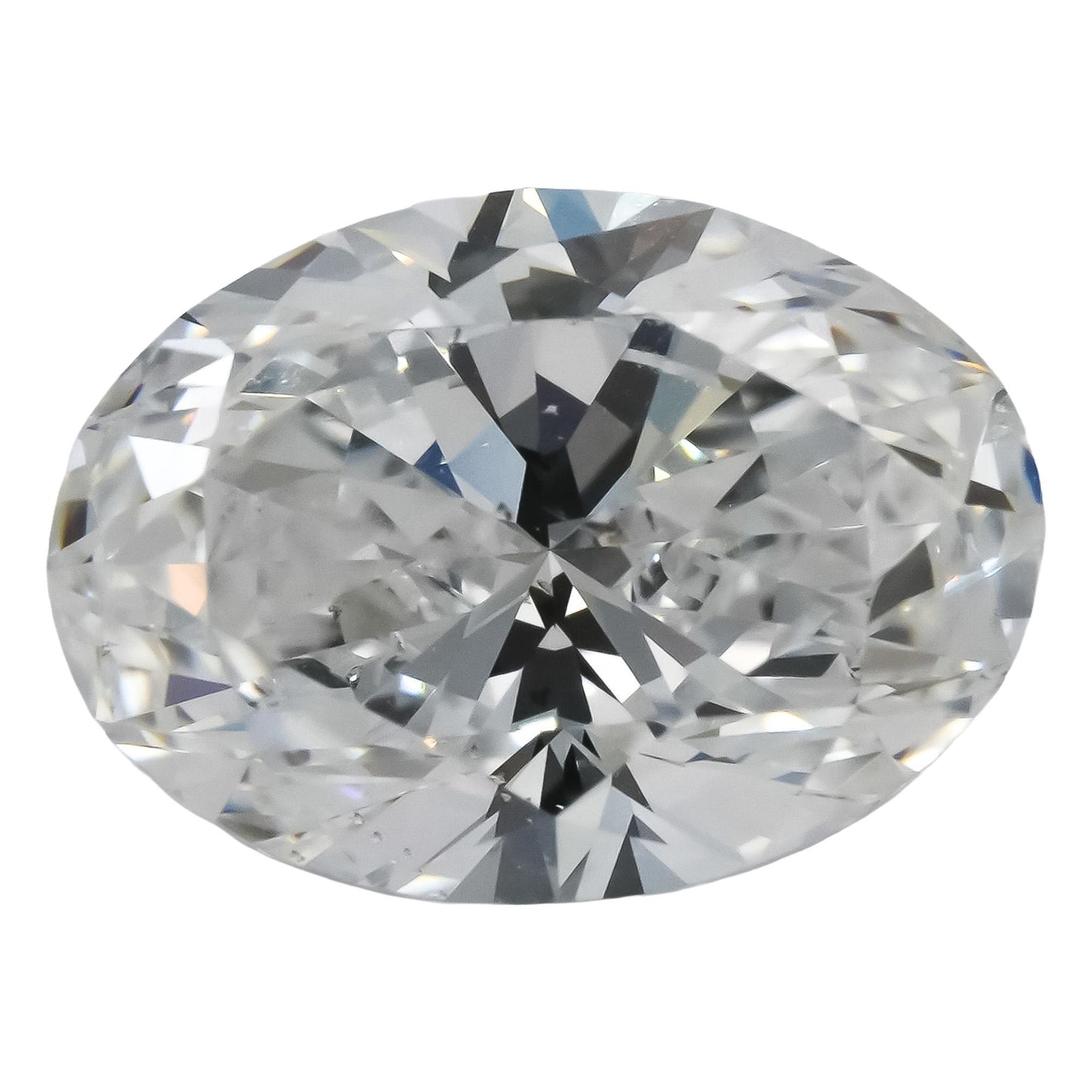 GIA Certified SI2/D Oval Brilliant Cut Diamond Loose Stone 2.0CT