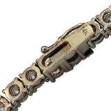 14k White Gold VS Round Lab-Grown Tennis Necklace 45.85CT