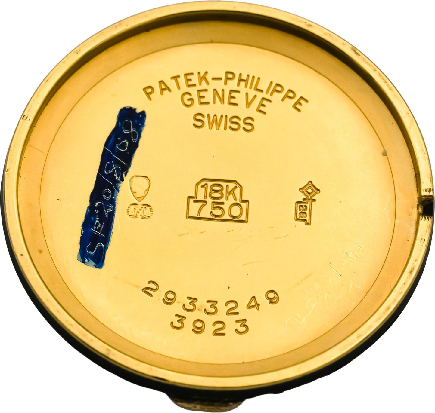 PATEK PHILLIPE Vintage 18k Yellow Gold Calatrava Manual Watch Ref 3923