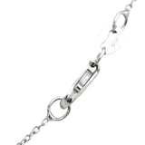 14k White Gold VS Oval Cut Lab-Grown Diamond Solitaire Pendant Necklace 0.98CT