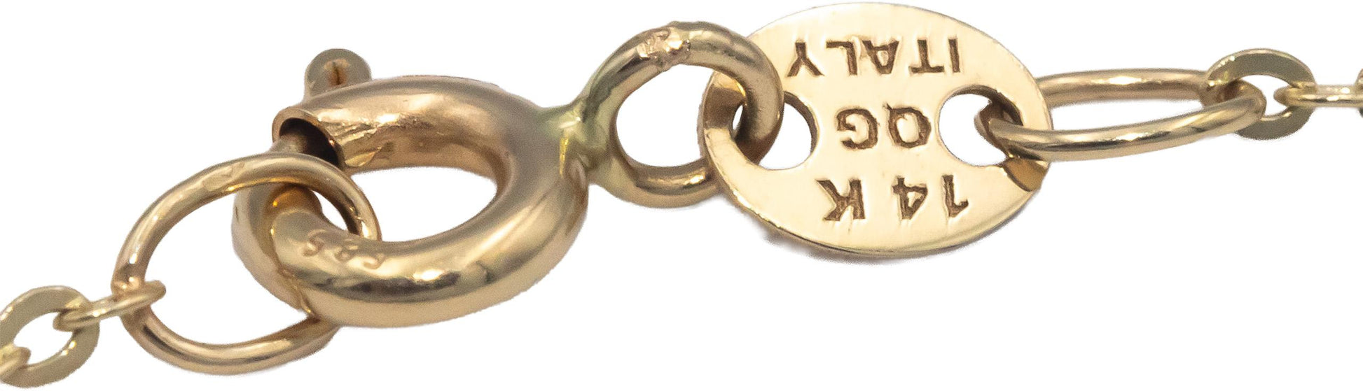 14k Yellow Gold 17.75" Long/5.0mm Wide Illusion By The Yard Necklace