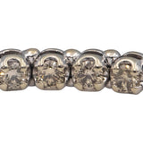10k White Gold Round Diamond Tennis Bracelet 3.50CTW