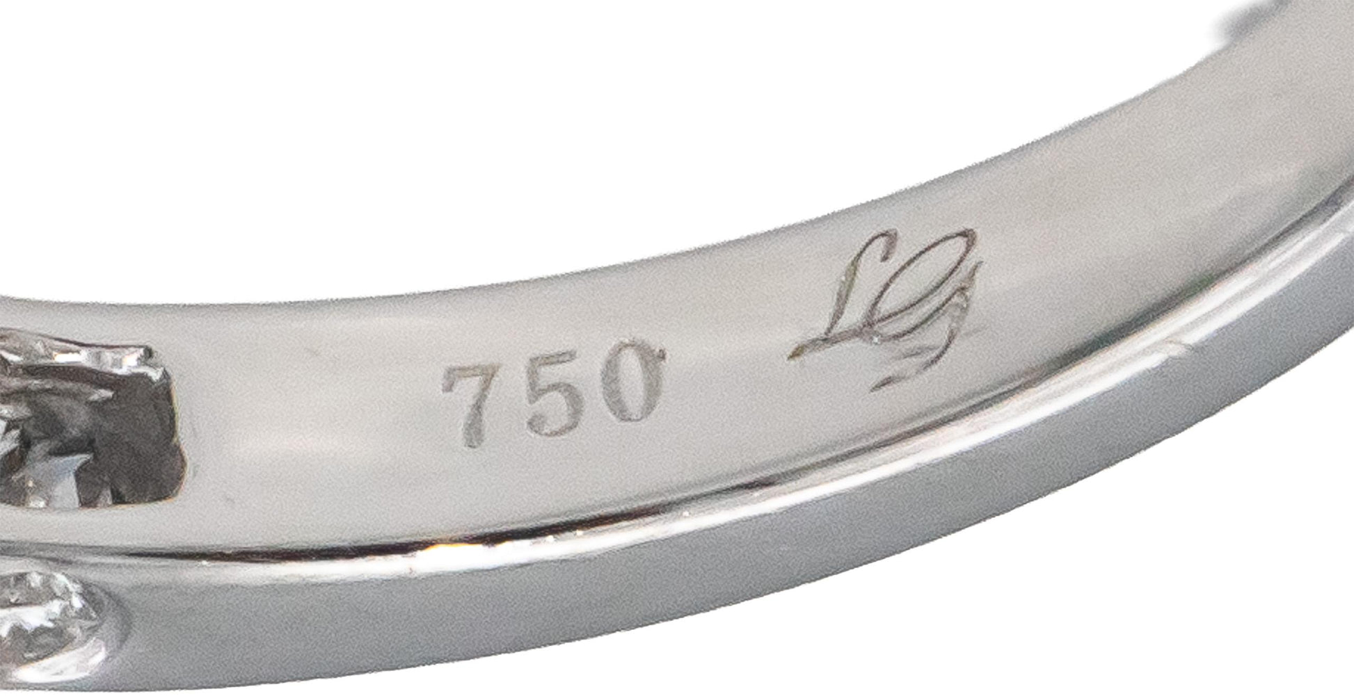 GIA Certified 18k White Gold Zambia Emerald and VS Diamond Ring 2.94CT Size 6.25